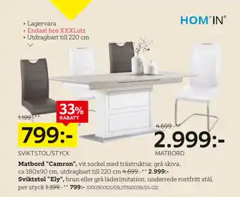 XXXLutz Matbord erbjuda