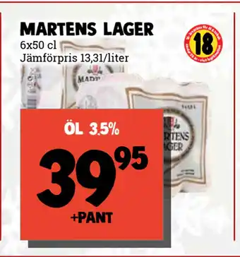 MatArket Öl 3,5% erbjuda