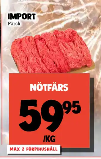MatArket Nötfärs erbjuda