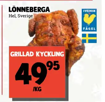 MatArket Grillad kyckling erbjuda