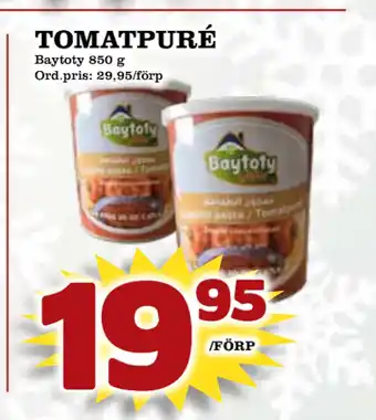 Supergrossen Tomatpuré erbjuda