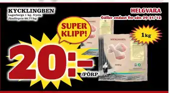 Nya Pulsen Kycklingben erbjuda