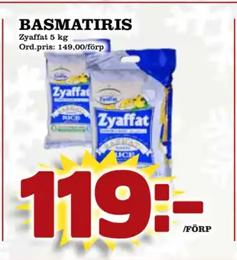 Supergrossen Basmatiris erbjuda