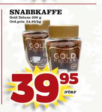 Supergrossen Snabbkaffe erbjuda