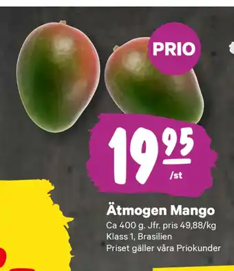 City Gross Ätmogen mango erbjuda
