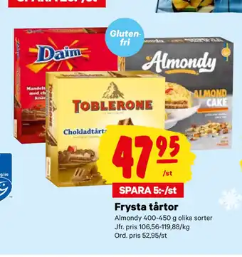 City Gross Frysta tårtor erbjuda
