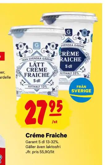 City Gross Créme fraiche erbjuda
