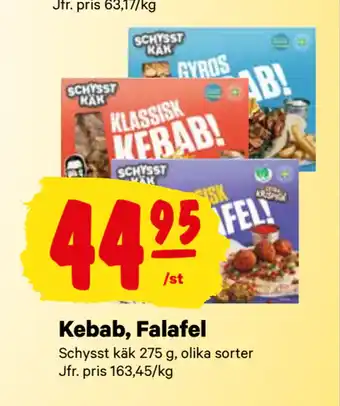 City Gross Kebab, falafel erbjuda