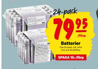 City Gross Batterier erbjuda