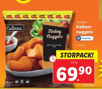 Lidl Kalkon- nuggets erbjuda