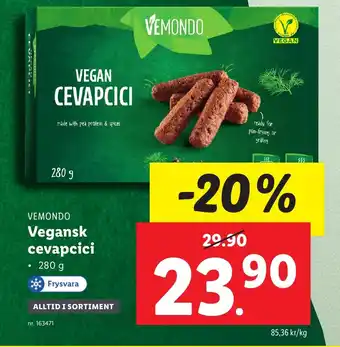 Vegansk cevapcici