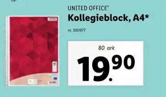 Lidl Kollegieblock, A4* erbjuda