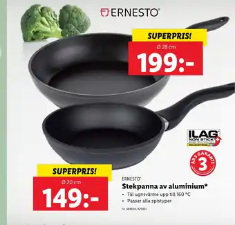 Lidl Stekpanna av aluminium* erbjuda