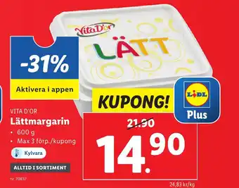 Lidl Lättmargarin erbjuda