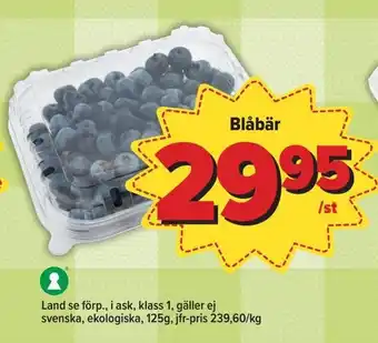 Östenssons Blåbär erbjuda
