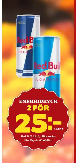 Bonum Matmarknad Energidryck erbjuda