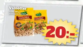 Bonum Matmarknad Valnötter erbjuda