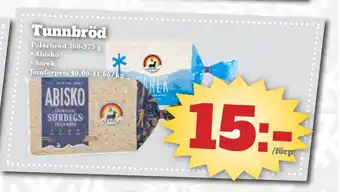 Bonum Matmarknad Tunnbröd erbjuda