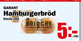 Matdax Hamburgerbröd erbjuda