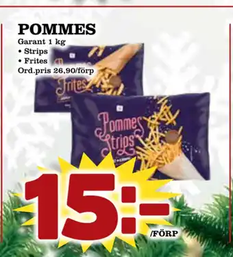 Din Mat Pommes erbjuda
