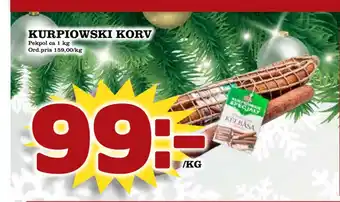 Din Mat Kurpiowski korv erbjuda