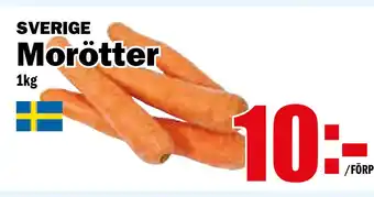 Matdax Morötter erbjuda