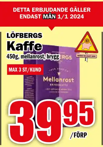 Matdax Kaffe erbjuda