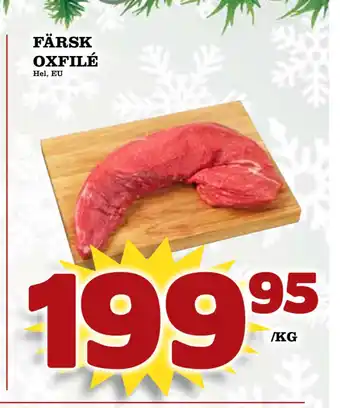 Matdax Färsk oxfilé erbjuda