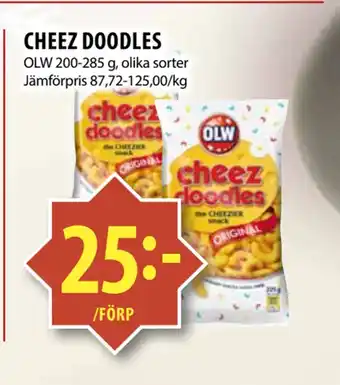 Matvärlden Tensta Cheez doodles erbjuda