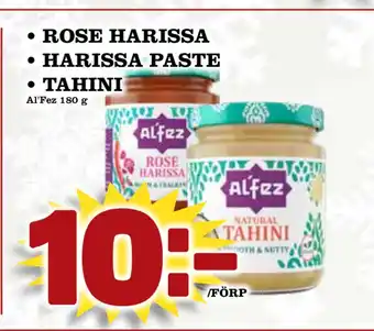 Matdax Rose harissa • harissa paste • tahini erbjuda