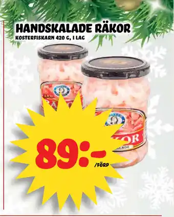 Nelins Handskalade räkor erbjuda