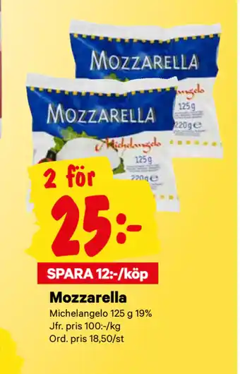 minmatbutik Mozzarella erbjuda