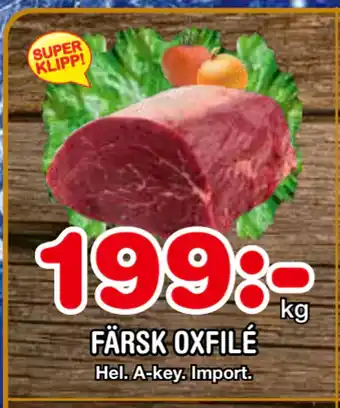 Nya Pulsen Färsk oxfilé erbjuda