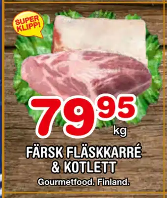 Nya Pulsen Färsk fläskkarré & kotlett erbjuda