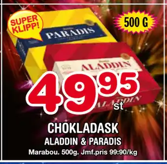 Nya Pulsen Chokladask erbjuda