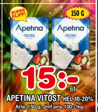 Nya Pulsen Apetina vitost erbjuda