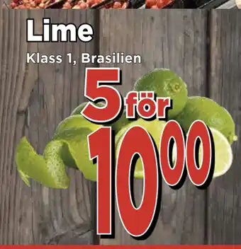 Supergrossen Lime erbjuda