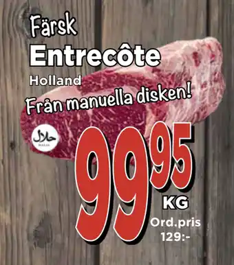 Supergrossen Entrecôte erbjuda