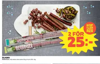Coop Ölkorv erbjuda