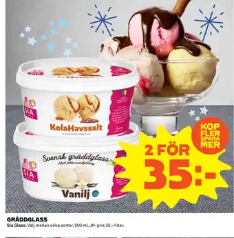 Coop Daglivs Gräddglass erbjuda