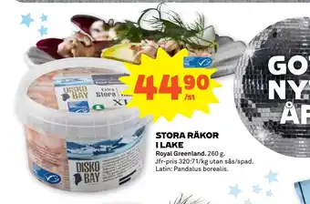 Stora Coop Stora räkor i lake erbjuda