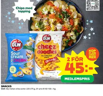 Coop Daglivs Snacks erbjuda