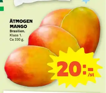 Stora Coop Ätmogen mango erbjuda