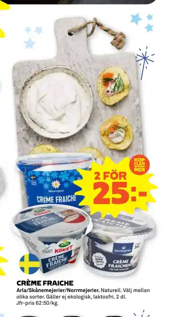 Stora Coop Crème fraiche erbjuda