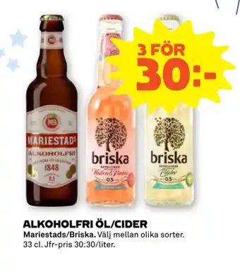 Stora Coop Alkoholfri öl/cider erbjuda