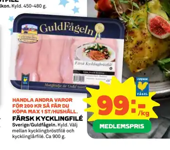 Stora Coop Färsk kycklingfilé erbjuda