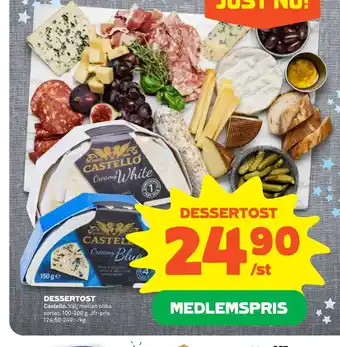 Coop Forum Dessertost erbjuda