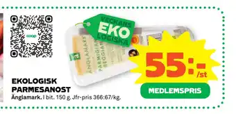 Coop Forum Ekologisk parmesanost erbjuda