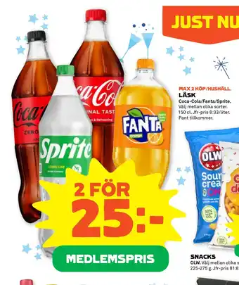 Coop Forum Läsk erbjuda