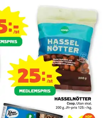 Coop Forum Hasselnötter erbjuda